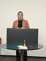 Trine Lydeking underholdt med givende og interessant fortælling og afslutning.