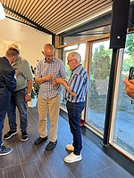 Skatmester gennem 18 år overlader nålen til ny skatmester John Jakobsen. En stor TAK til Edvard for alle årene som skatmester og velkommen til John i præsidiet.